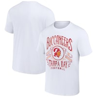 Men's NFL x Darius Rucker Collection by Fanatics White Tampa Bay Buccaneers Vintage Football T-Shirt
