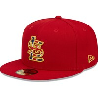 Men's New Era Red St. Louis Cardinals 2023 MLB World Tour: London Series Flag Fill 59FIFTY Fitted Hat