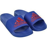 Kansas Jayhawks Team-Issued Blue Adidas Sandals from the Basketball Program