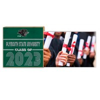 Plymouth State Panthers 5" x 10.5" Grad Floating Photo Frame
