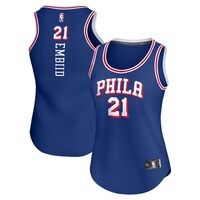 Women's Fanatics Branded Joel Embiid Royal Philadelphia 76ers Fast Break Player Jersey - Icon Edition