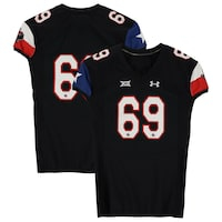 Texas Tech Red Raiders Team-Issued #69 Black State Flag Jersey from the 2014 NCAA Football Season