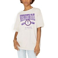 Women's Gameday Couture White Northwestern State Demons Get Goin' Oversized T-Shirt