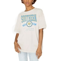 Women's Gameday Couture White Southern University Jaguars Get Goin' Oversized T-Shirt