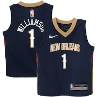 Preschool Nike Zion Williamson Navy New Orleans Pelicans Swingman Player Jersey - Icon Edition