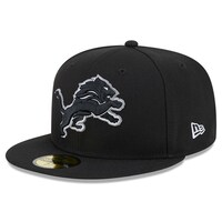 Men's New Era Black Detroit Lions 2023 Inspire Change 59FIFTY Fitted Hat