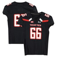 Texas Tech Red Raiders Team-Issued #66 Black Jersey from the 2017 NCAA Football Season