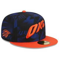 Men's New Era  Navy/Orange Oklahoma City Thunder 2023/24 City Edition 59FIFTY Fitted Hat