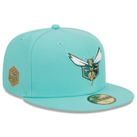 Men's New Era  Turquoise Charlotte Hornets 2023/24 City Edition Alternate 59FIFTY Fitted Hat