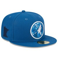 Men's New Era  Blue Minnesota Timberwolves 2023/24 City Edition Alternate 59FIFTY Fitted Hat