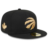 Men's New Era  Black Toronto Raptors 2023/24 City Edition Alternate 59FIFTY Fitted Hat