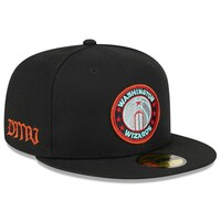 Men's New Era  Black Washington Wizards 2023/24 City Edition Alternate 59FIFTY Fitted Hat