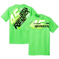 Men's 23XI Racing Neon Green Tyler Reddick Xtreme T-Shirt