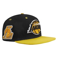 Men's Pro Standard  Black/Yellow Los Angeles Lakers Sneaker Hook Snapback Hat