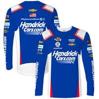 Men's Hendrick Motorsports Team Collection Royal Kyle Larson HendrickCars.com Sublimated Uniform Long Sleeve T-Shirt