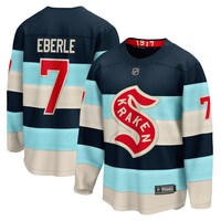 Men's Fanatics Branded Jordan Eberle Deep Sea Blue Seattle Kraken 2024 NHL Winter Classic Breakaway Player Jersey