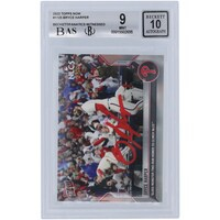 Bryce Harper Philadelphia Phillies Autographed 2022 Topps Now Red Ink #1125 Beckett Fanatics Witnessed Authenticated 9/10 Card - 9.5,9,8.5,9 Subgrades