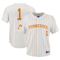 Youth GameDay Greats #1 White Tennessee Volunteers Lightweight Baseball Jersey