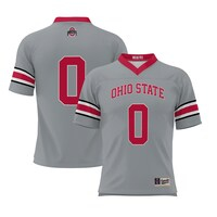 Youth GameDay Greats #0 Gray Ohio State Buckeyes Lightweight Lacrosse Jersey