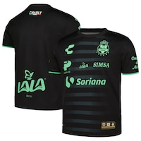 Youth Charly  Black Santos Laguna 2023/24 Away Authentic Jersey