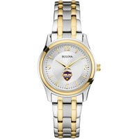 Women's Bulova  Silver/Gold Carlow University Celtics Two-Tone Stainless Steel Watch
