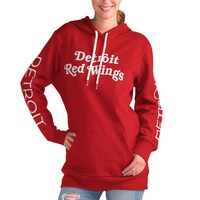 Women's G-III 4Her by Carl Banks Red Detroit Red Wings Overtime Pullover Hoodie