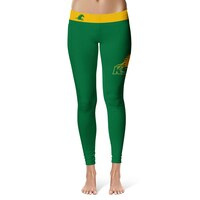 Women's Vive La Fete  Green/Gold Kentucky State Thorobreds Solid Design Yoga Leggings