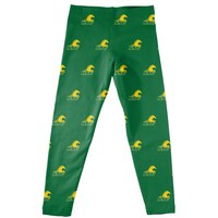 Youth Girls Vive La Fete  Green Kentucky State Thorobreds All Over Print Leggings
