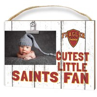 Flagler Saints 8" x 10" Cutest Little Fan Weathered Team Logo Clip Photo Frame