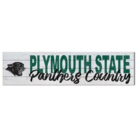 Plymouth State Panthers 10" x 40" Logo Sign