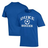 Men's Champion  Royal Duke Blue Devils Icon Logo Soccer T-Shirt