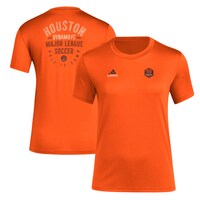 Women's adidas Orange Houston Dynamo FC Local Stoic T-Shirt
