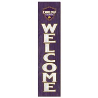 Carlow University Celtics 12'' x 48'' Welcome Outdoor Leaner