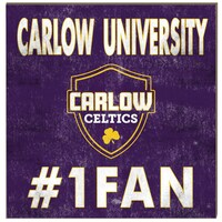 Carlow University Celtics 10" x 10" #1 Fan Plaque