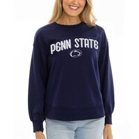 Women's  Navy Penn State Nittany Lions Yvette Pullover Sweatshirt