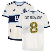 Ciao Alexandre Vancouver Whitecaps FC Autographed Match-Used adidas #8 Juneteenth Jersey vs. FC Dallas on June 18, 2022