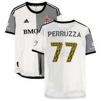 Jordan Perruzza Toronto FC Autographed Match-Used adidas #77 Jersey vs. New York Red Bulls on June 18, 2022