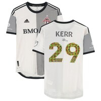 Deandre Kerr Toronto FC Autographed Match-Used adidas #29 Jersey vs. New York Red Bulls on June 18, 2022