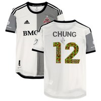 Kadin Chung Toronto FC Autographed Match-Used adidas #12 Jersey vs. New York Red Bulls on June 18, 2022
