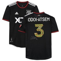 Christopher Odoi-Atsem D.C. United Autographed adidas Match-Used #3 Jersey vs. Chicago Fire on June 18, 2022