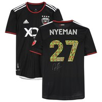 Moses Nyeman D.C. United Autographed Match-Used adidas #27 Juneteenth Jersey vs.Chicago Fire on June 18, 2022