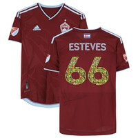 Lucas Esteves Colorado Rapids Autographed Match-Used adidas #66 Juneteenth Jersey vs. New York City FC on June 19, 2022
