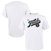 Youth Fanatics Branded  White Denver Nuggets 2023 Western Conference Champions Locker Room T-Shirt