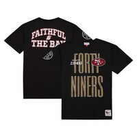Men's Mitchell & Ness Black San Francisco 49ers Faithful to The Bay OG Premium T-Shirt