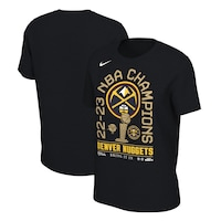 Women's Nike Black Denver Nuggets 2023 NBA Finals Champions Locker Room T-Shirt