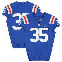 Florida Gators Team-Issued #35 Blue Throwback Jersey from the 2020-21 NCAA Football Seasons