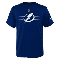 Youth Fanatics Branded Blue Tampa Bay Lightning Authentic Pro Logo T-Shirt