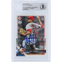Jack Flaherty St. Louis Cardinals Autographed 2018 Bowman Series 1 #78 Beckett Fanatics Witnessed Authenticated Rookie Card