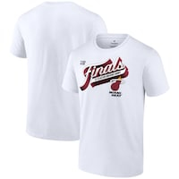 Men's Fanatics Branded White Miami Heat 2023 Eastern Conference Champions Locker Room Big & Tall T-Shirt