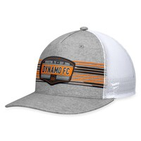 Men's Fanatics Branded Steel Houston Dynamo FC Stroke Trucker Snapback Hat